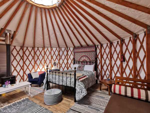 Lough Mardal Lodge, Luxury Yurt Glamping in Donegal